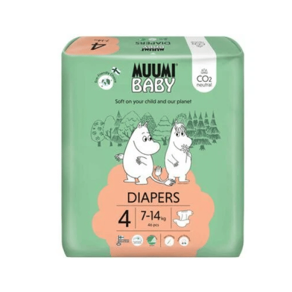 Muumi Baby Diapers Fraldas 4 (7-14kg) X46